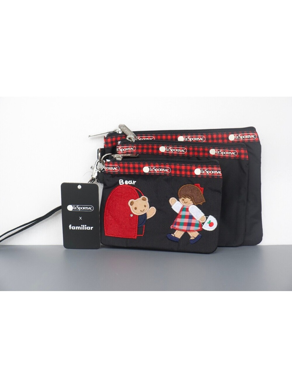 LeSportsac Familia Familiar Set of 3 Pouches NWT